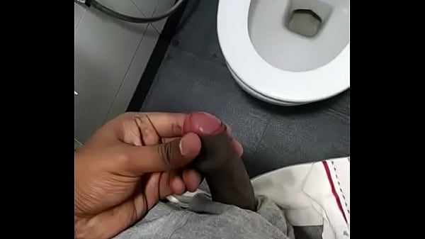 Masturbation in toilet thinking about neighbor aunty