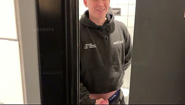 I Sucked His Big Cock at Public Toilet