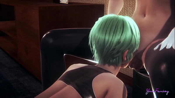 Yaoi Femboy - POV Rin blowjob and anal 