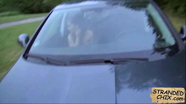 Amateurbabe blowjob while driving Jenny Dark 23