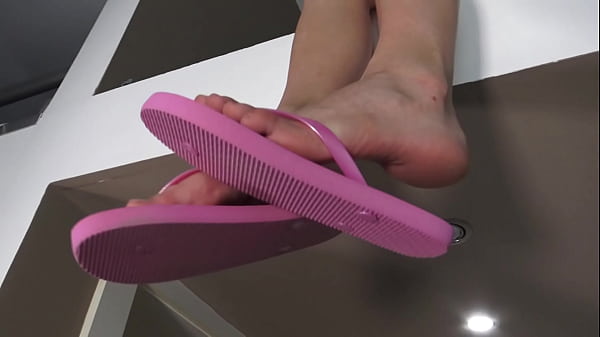 Naughty Kitty`s Making Selfies In Flip Flop With Dangling And Dipping And Wear In Bikini thumbnail