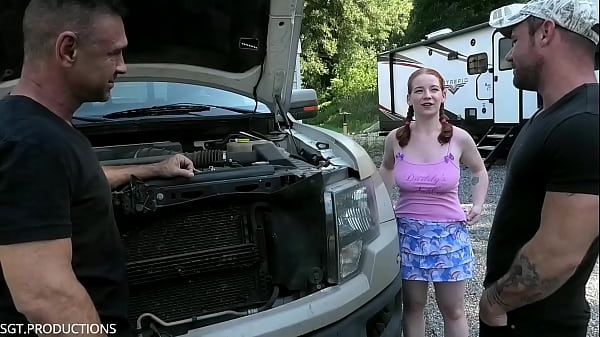 Little Cute Neighbor girl is bound and facefucked pt.1 