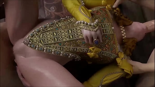 Witcher 3 girls gangbang threesome spitroast 