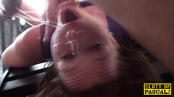 Play MP4 - Brit femdom facefucked by maledom