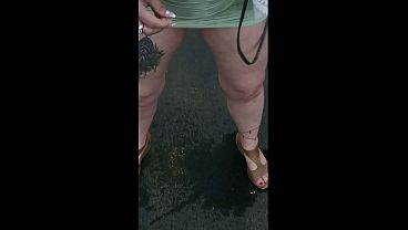 Trashy milf has to walk home covered in piss after night out comedy 