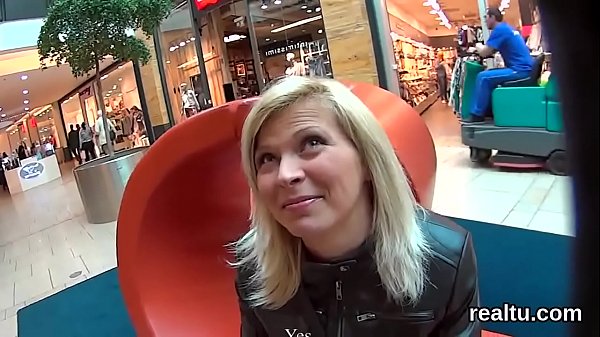 Charming czech girl is seduced in the_shopping centre and banged in pov