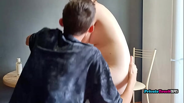 Play MP4 - Fucking in the kitchen while Russian Stepsister cooking in dress sexy robe