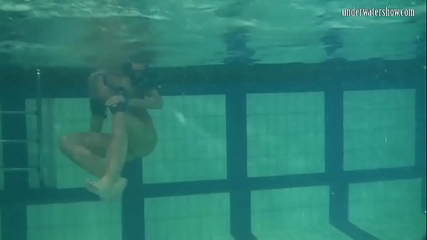 Blonde Feherwith big firm tits underwater
