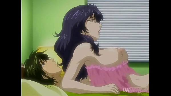 T&iacute;a y madrastra se follan al jovencito caliente hentai sin censura