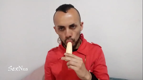 fetiche de comida para tu gran verga grande banana 