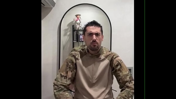 militar guy jerking off in bathroom busts a thick load 