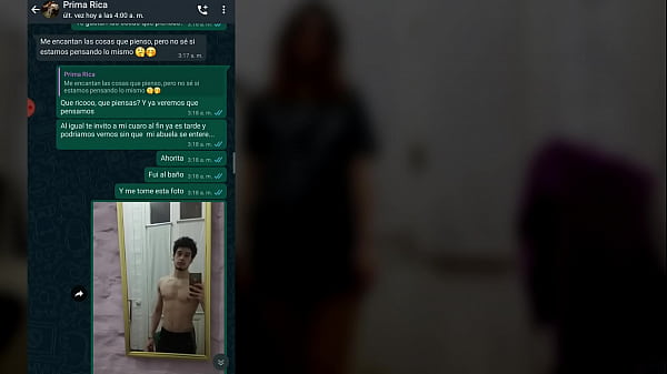 Conversaciones calientes con mi prima se nos va de las manos y terminamos en mi cuarto