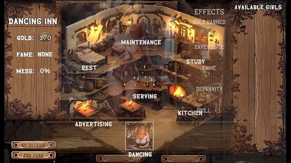 Manage girls in the dancing inn western cartoon hentai 