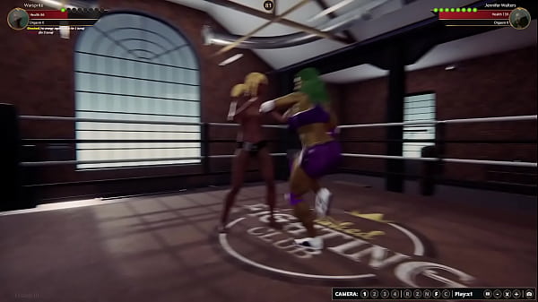 Warsprite VS Jennifer_Walters_Naked Fighter 3D