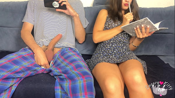 Play MP4 - Step Brother Watching Porn In Front Of Me&excl; But I Got Horny And We Handjob Each Other&excl; Orgasm