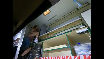 Sexy girl got her pussy licked while making a cigarette for her boss 