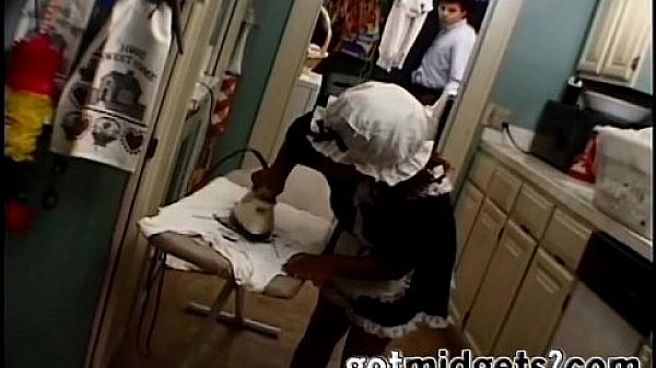 Black Midget Maid Sucks The Landowners Dick 