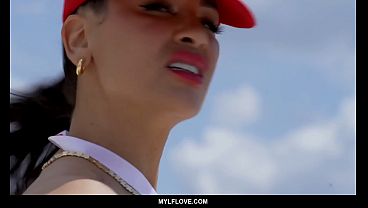 Nonton Catch Of The Day Earns A Hard Lifeguard Threesome thumbnail