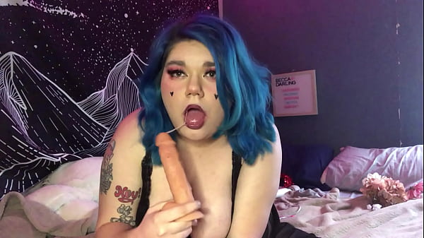 Goth Slut Beccamydarling Gagging On Dildo thumbnail