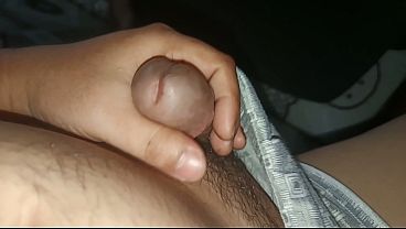 Man showing off his thick cock