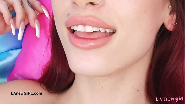 Amazing brunette beauty naked close up 