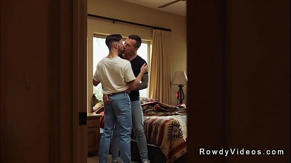 Gay lures and anal fucks handsome man in luxurious home