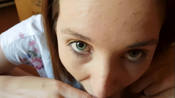 Play MP4 - Amateur Brunette Sucks Big Dick Twice & Cum In Mouth