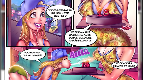 Morro da putaria o anivers&aacute;rio da irm&atilde; ca&ccedil;ula