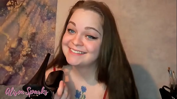 New video alert here's one for all the high heel worship lovers watch me suck on and lick these dirty high heel 