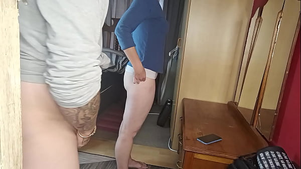 Nonton Sexxx Filled Luchbreak. Giving Him A Handjob, Only To Get Fucked From Behind, Making Him Cum Inside Me, thumbnail