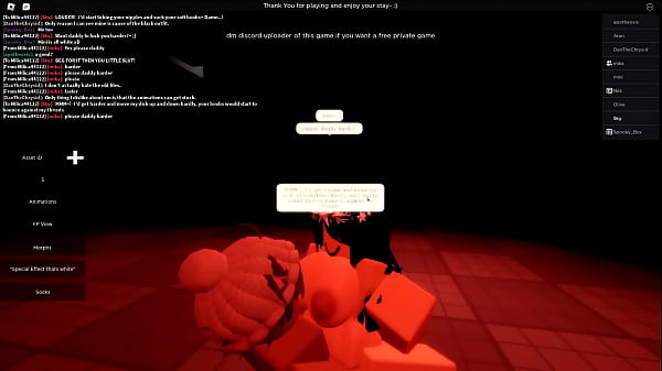 Roblox white girl trying to satisfy her daddy 