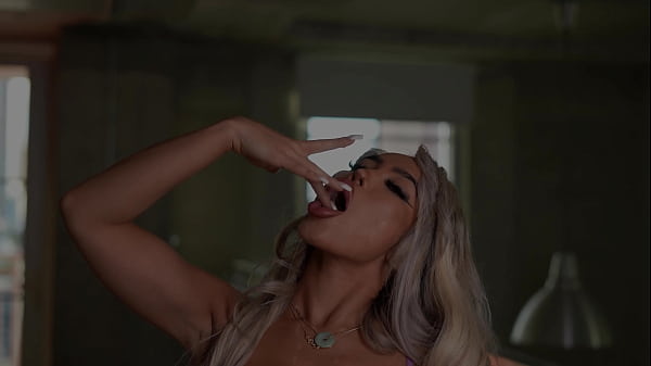 Petite Asian Luna Luxe Gets Throated & Snorts Cum thumbnail