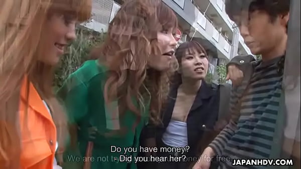 Asian thug bitches having their_way with_the nerd