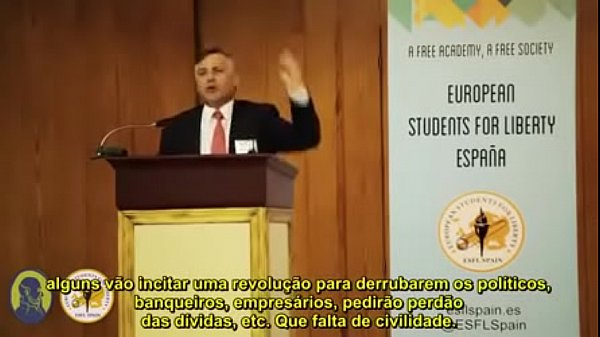 Jesus Huerta de Soto n&atilde_o perdoa e acaba com liberais no palco do Students for Liberty