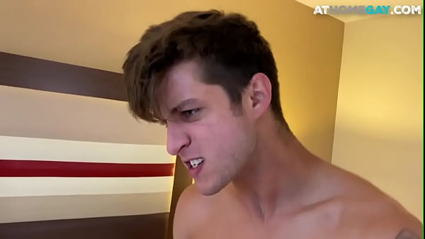 Amateur Jock fingered and rimmed after unsaddled sex