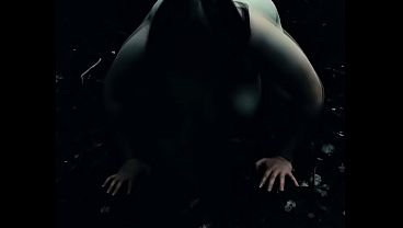 Ai witch captures two tourists forces reverse doggy fuck while showing off soles ass & tits 