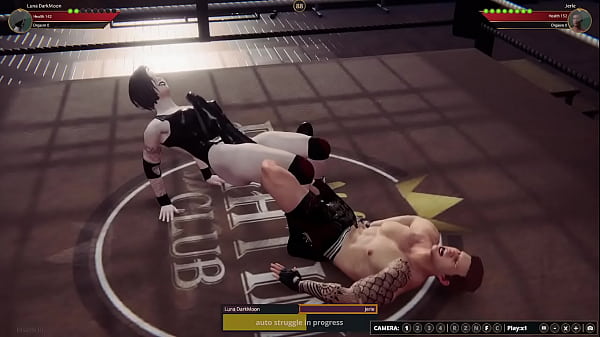 LunaDarkMoon VS Jerle NakedFighter3D