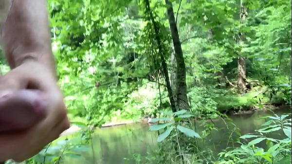 Play MP4 - Leaving clothes behind on a long walk next to the river