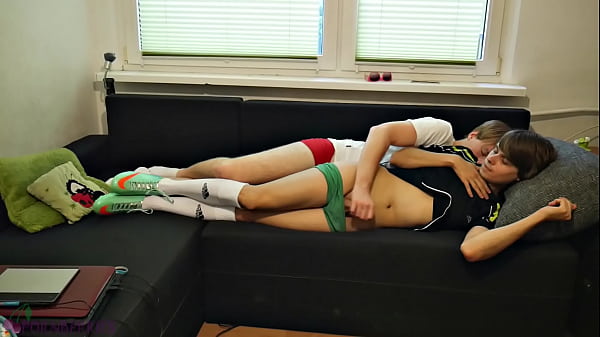 Play MP4 - Two young friends having a gay experience and both cum