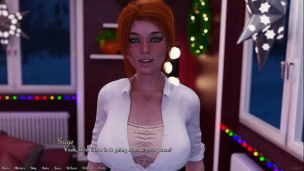 Being a dik #218 brunette college girl shoves my head into her ass while she puts the star on the tree 