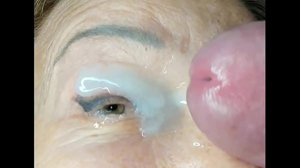Milfextremely closeup cumshot on eye orgasm