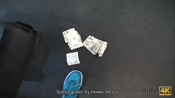 HUNT4K. Young bitch is hypnotized by_banknotes so why spreadslegs