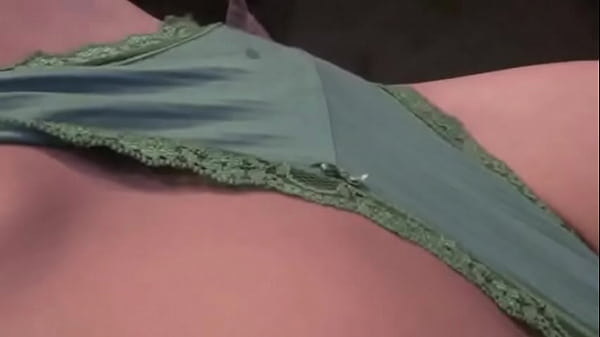 green panties pussy tease