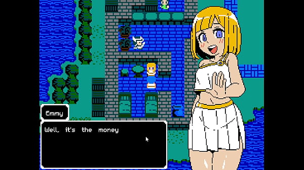 Cute blonde girl shows her panties and gets fucked leg raised cum goddess emi sex scene cgi