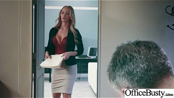 (Nicole Aniston) Sexy Big Tits Office Girl Love Hard Sex clip-26 