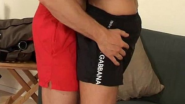 Muscular Hunk Getting His Hard Cock Sucked On thumbnail