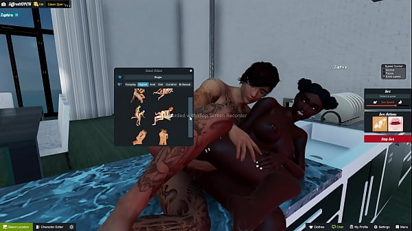 Siffrediopen and zaphira have fun in room 