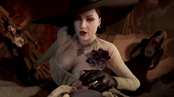 Alcina Dimitrescu Gives Handjob thumbnail