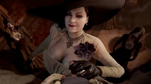 Alcina Dimitrescu Gives Handjob thumbnail