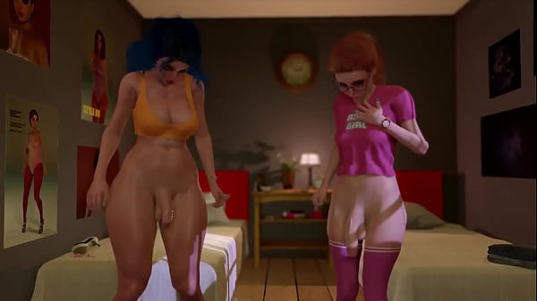 Hacker turned two_pussies_into cocks 3D Animated Futa on Futa